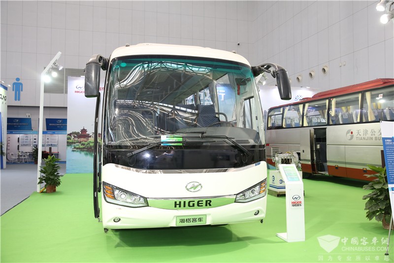 2017天津客车展：海格客车展台