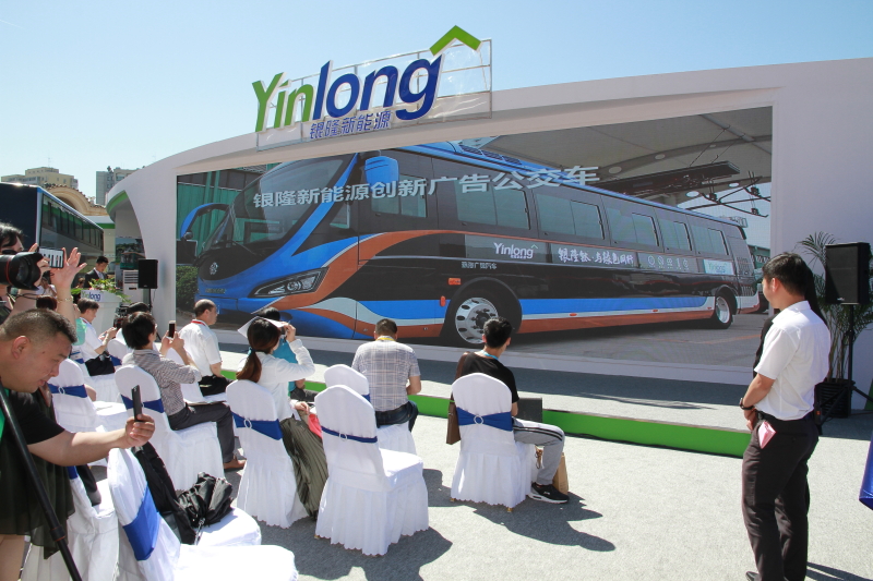 2017北京道路运输展：银隆客车展台