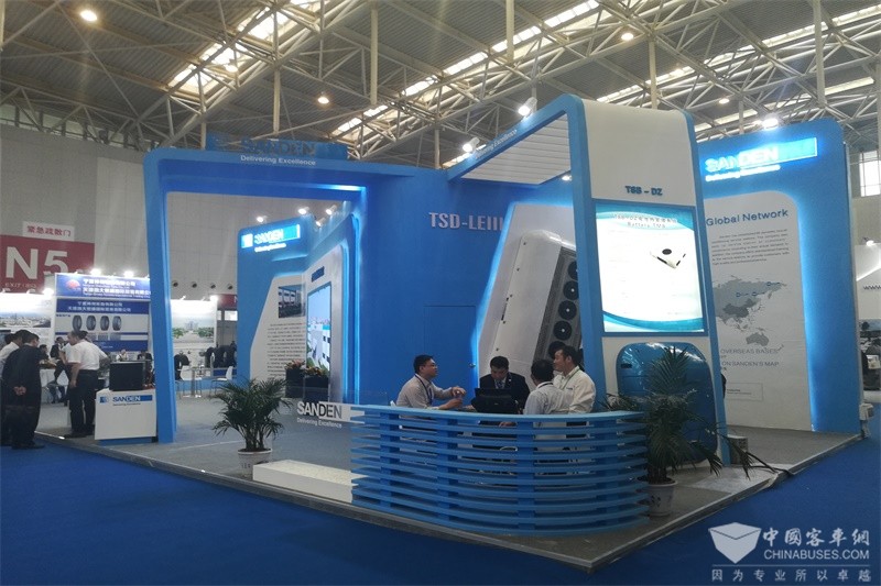 2018 CTIB 天津客车展 SANDEN展位