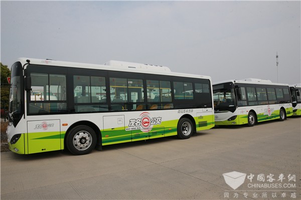 30辆苏州金龙蔚蓝助力广东茂名绿色出行