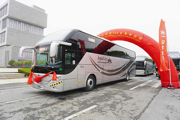 凭实力占领海外高端市场 安凯客车再次批量出口沙特