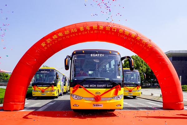 开启崭新市场服务之旅 安凯A6纯电动客车批量出口泰国