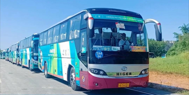 大运会激情酣战！苏州金龙护航进行时