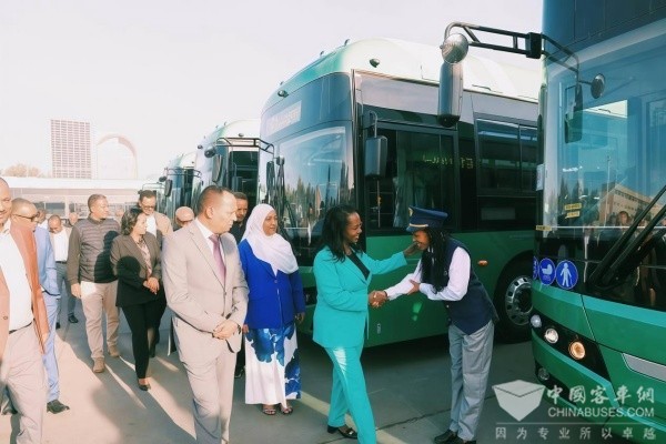 百辆金旅纯电公交交付埃塞俄比亚