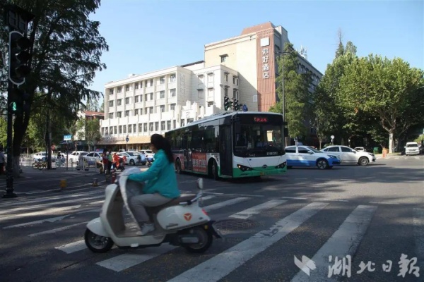 “右转必停”：武汉公交守护斑马线文明