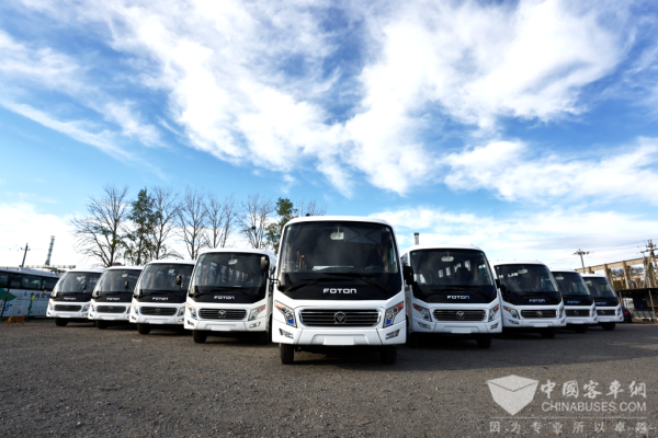 福田赋能中东校车出行 100辆定制校车推动全球战略协同