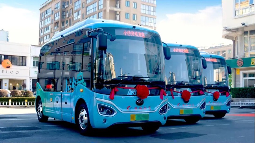 张家港“动态公交”全新升级 宇萌E5S批量上线！