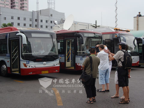 中通混合动力在北京示范运营