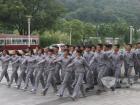 海格客车军训检阅