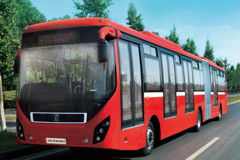 出口车型：申沃客车SWB6180