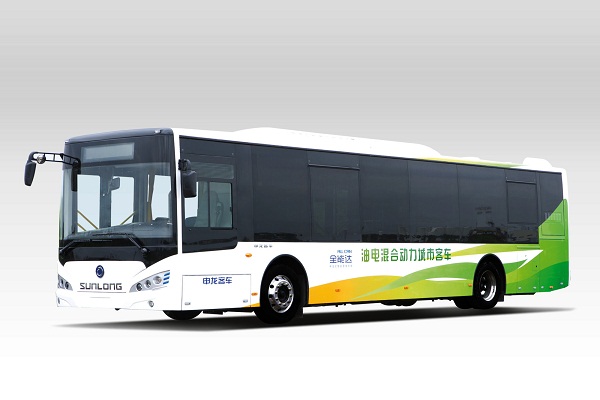 申龙SLK6129ULD5HEVE公交车（柴油/电混动国五10-46座）