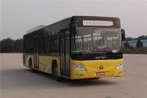 福田欧辉BJ6123CHEVCA-3公交车（天然气/电混动国五10-41座）
