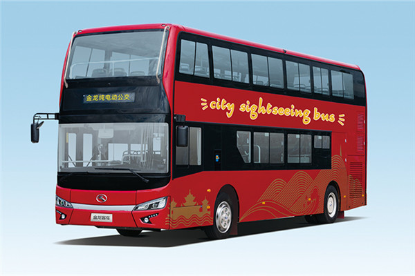 金龙XMQ6112SGBEVM双层公交车（纯电动34-63座）
