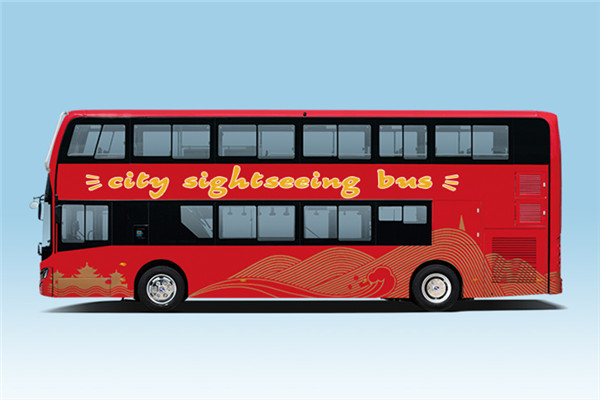 金龙XMQ6112SGBEVM双层公交车（纯电动34-63座）