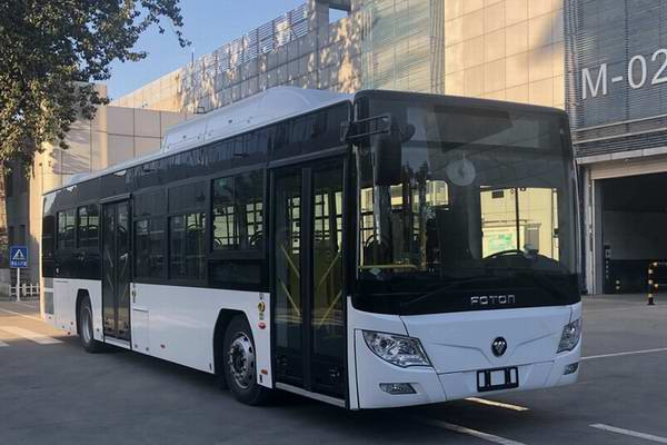 福田欧辉BJ6123CHEVCA-11插电式公交车（天然气/电混动国六21-41座）