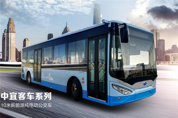 中宜JYK6102GBEV1低地板公交车（纯电动21-37座）